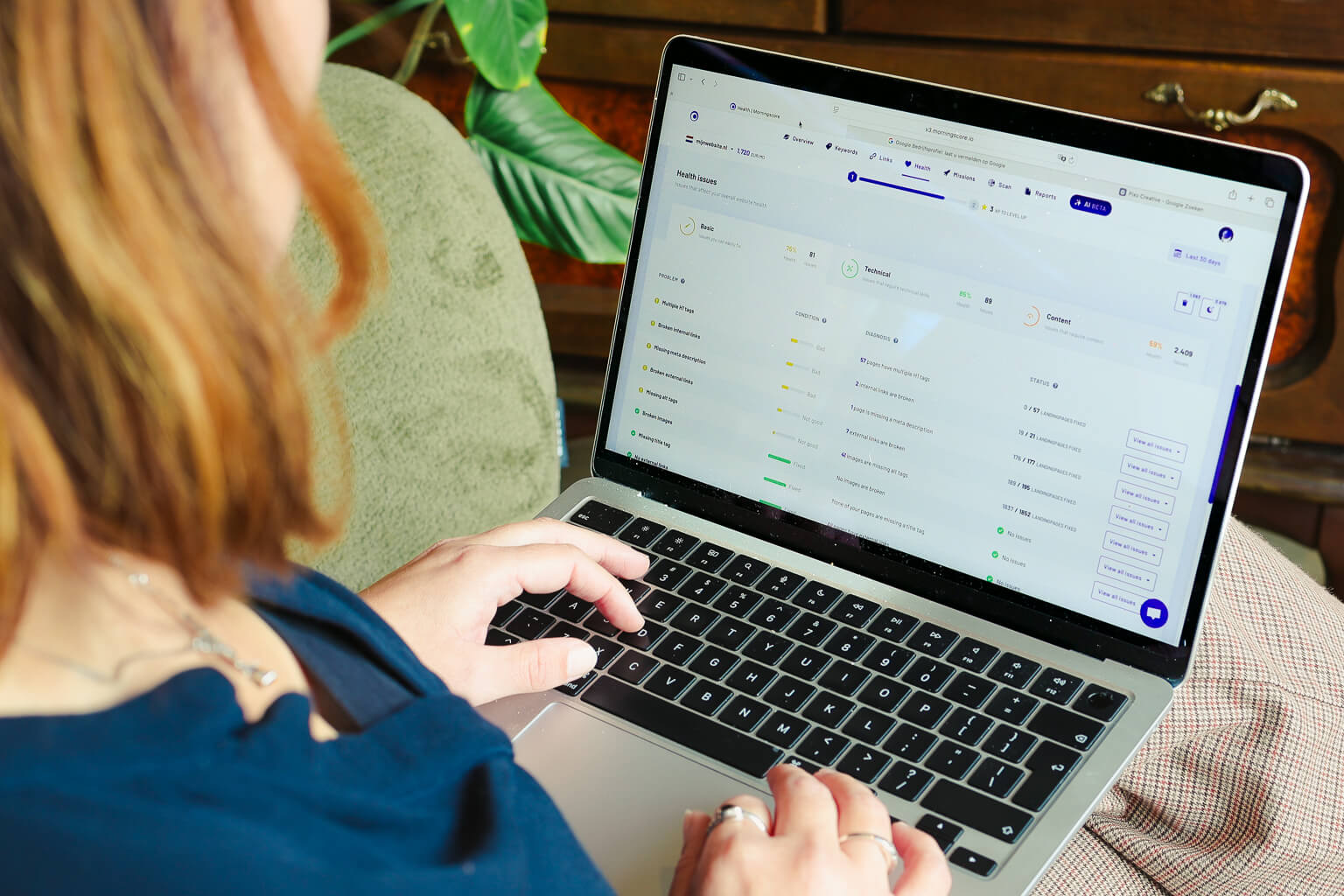 Website optimization concept